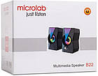 Microlab Акустична система 2.0 B-22, USB Black, фото 6