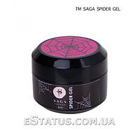 Гель-паутинка Saga Professional Spider Gel (неоновый розовый), 8 мл