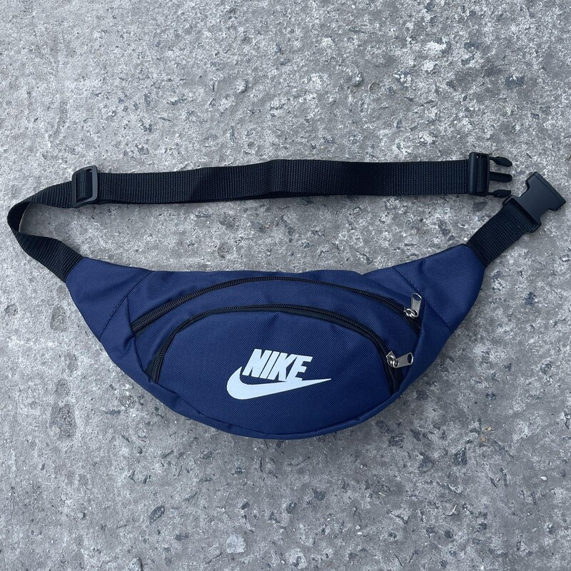 Бананка Intruder з міцної тканини синя з білим лого, фото 1