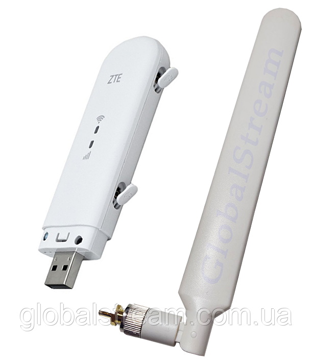 Мобільний модем 4G-LTE/3G Wi-Fi Роутер ZTE MF79u + антена 4G(LTE) на 12dBi SMA-TS9 (укр+рос меню)