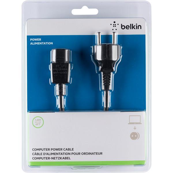 Belkin Schuko - C13, (IEC F/EURO ) 1.8m, black, фото 1