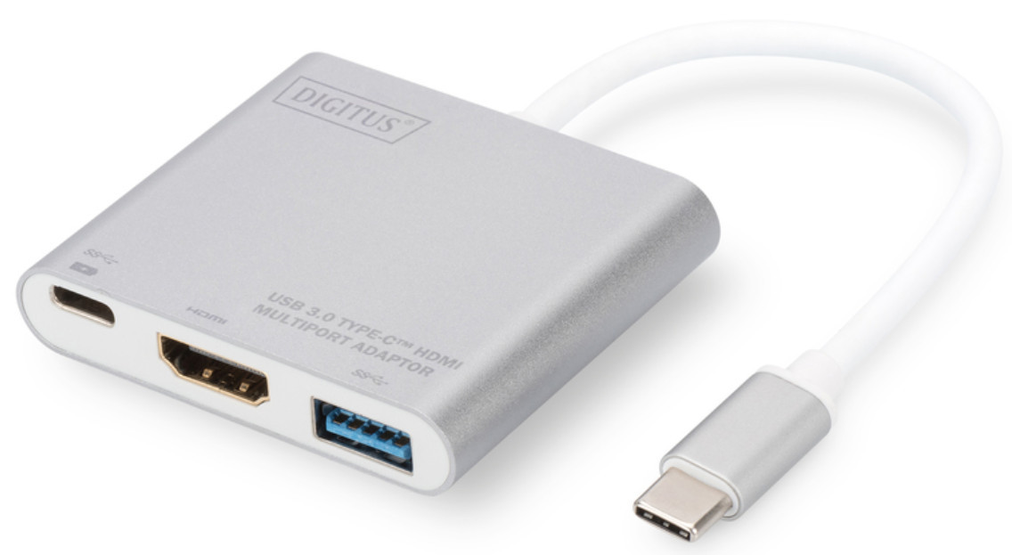 Digitus USB Type-C Multi Adapter 4K 30Hz HDMI, USB 3.0, USB-C