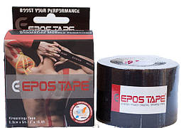 Кінезіологічний тейп EPOS TAPE 5 м, чорний