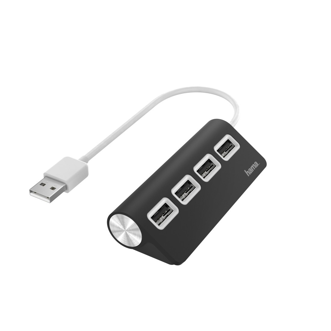 HAMA 4 Ports USB 2.0 Black/White