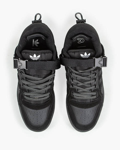 Adidas forum low all black discount