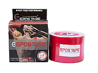 Кинезиологический тейп EPOS TAPE 5м, красный