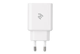 2E Мережевий ЗП USB-C Wall Charger PD3.0 DC5V/3A, Max 20W, white