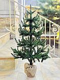 Ялинка Classic лита в мішковині 90 см зелена, фото 3