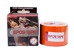 Кінезіологічний тейп EPOS TAPE, жовтогарячий