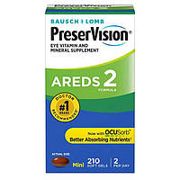 PreserVision AREDS 2 Добавка для глаз 210 шт. Bausch & Lomb с витаминами и минералами