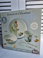 Набор посуды для кормления ребенка 6+ Etnest et Celestine