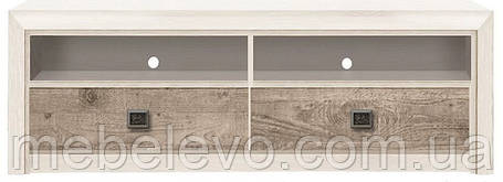 Тумба під телевізор Коен 2 RTV2SN БРВ 445x1500x565мм сосна Каньйон+дуб корабельний, фото 1