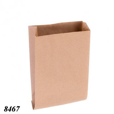 Крафтовий пакет коричневий 22х34х5 см