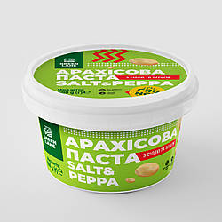 Арахісова паста кранч солона з перцем 500 г., натуральна, без консервантів та домішок SALT&PEPPA CRUNCH
