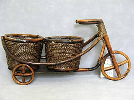 Кашпо з лози для квітів К11.013