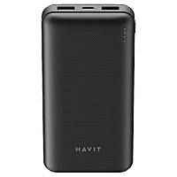 Повербанк Power Bank HAVIT HV-HK402 Dual USB 20000 mAh Black Гарантія