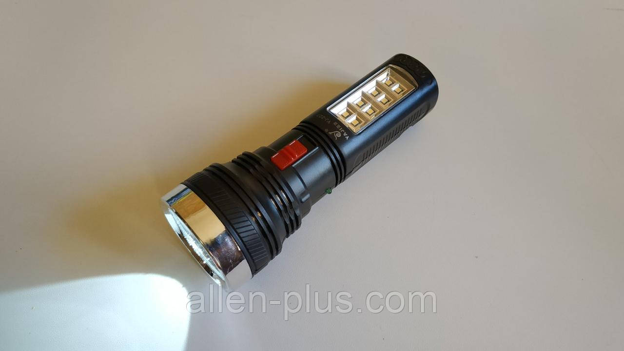 Ліхтар акумуляторний YAJY YJ-227 1 W+8SMD, заряджання від мережі 220 V (колір випадковий)