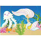 Розмальовки з кольор.контурами і наліпками Принцеси (укр) 17х22,5см 8стор арт. 3767, фото 4