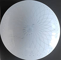 Потолочный светильник,сферический плафон с рисунком, в одном режиме, 24W."SunLight"