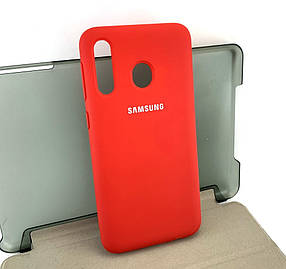 Чохол на Samsung M30, M305 накладка бампер Silicone Cover Full червоний