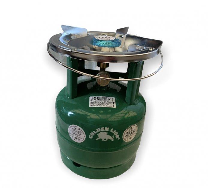 Газовый комплект (примус) , туристический Golden Lion Rudyy ПИКНИК 5л VR