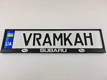 Номерна рамка для авто Subaru black