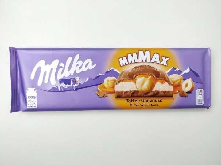 Шоколад Milka Toffee Whole Nut Chocolate 300 G — Купить Недорого на