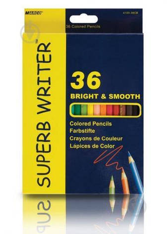 Олівці 36кол. Marco Superb Writer 4100-36CB, фото 1
