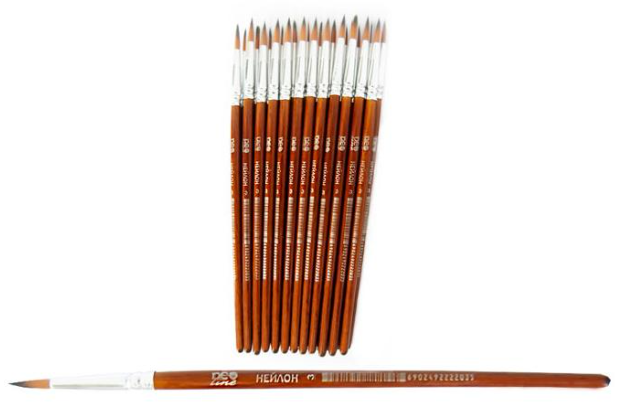 Пензлик нейлон № 3