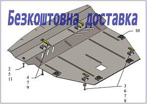 Захист двигуна Nissan Rogue Sport (2012-)(захист двигуна Ніссан Рог) Кольчуга