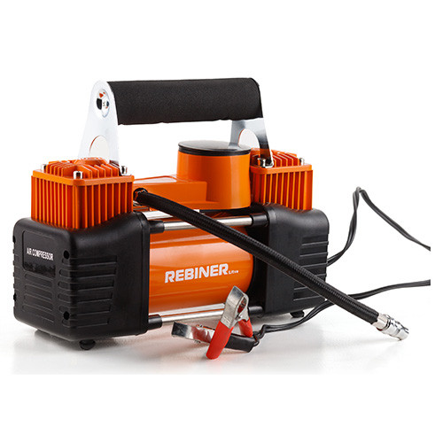 Компресор автомобільний двопоршневий Rebiner RAC-410 (R13, R14, R15, R16, R17, R18)