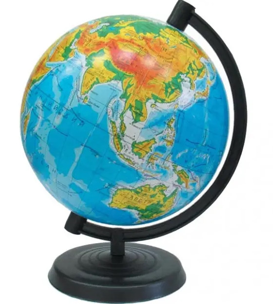 Глобус настільний 26см МаркоПоло на пласт ножке фізич гф26, фото 1