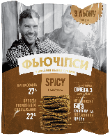 Чипси Фьючіпси Spicy з насіння льону гострі