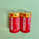 Батарейка Kodak R20 (тип D) сольова 1.5 V, фото 3