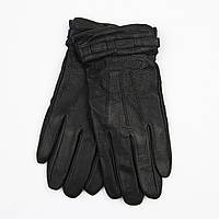 Мужские кожаные перчатки из оленьей кожи с шерстяной подкладкой - (арт. M31-5) 20-21 см