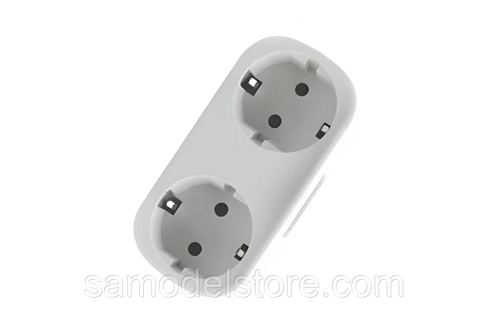 Подвійник із заземленням + WI-FI + вбудований енергометр 16A Lemanso LM6350, фото 1