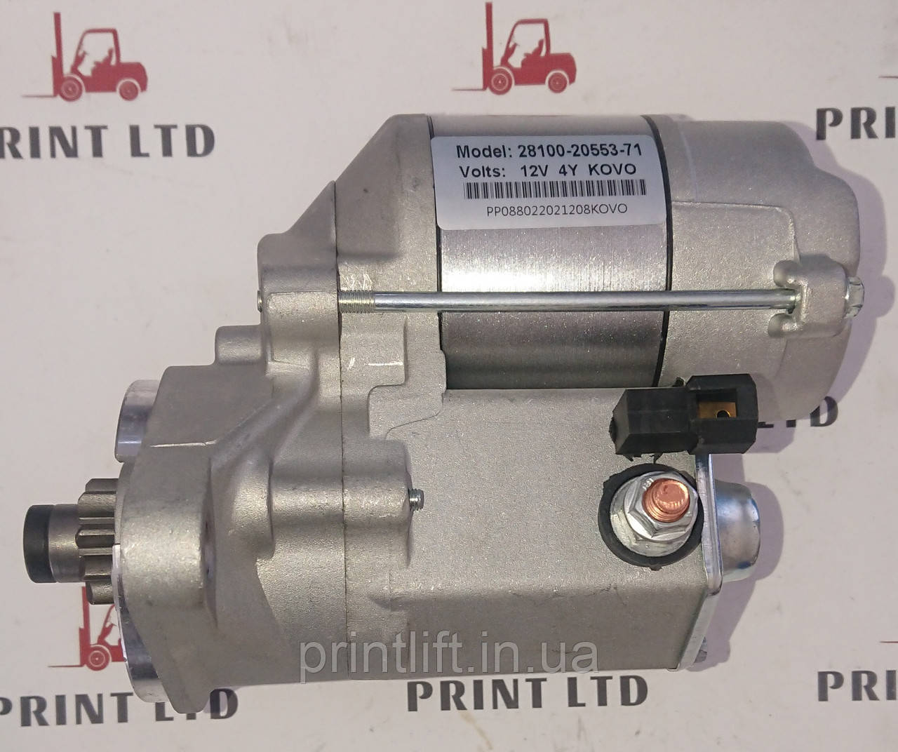 Стартер двівуна Toyota 4Y 5K No 28100-20553-71, 28100-23810-71, 281002055371, 281002381071