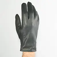 Качественные мужские перчатки демисезонные из оленьей кожи с шерстяной подкладкой - №M31-1 23-24 см