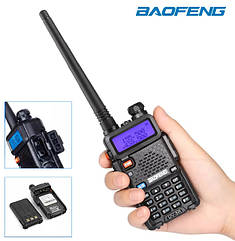 Рація Baofeng UV-5R ОРІГІНАЛ, FM-приймач, повна комплектація