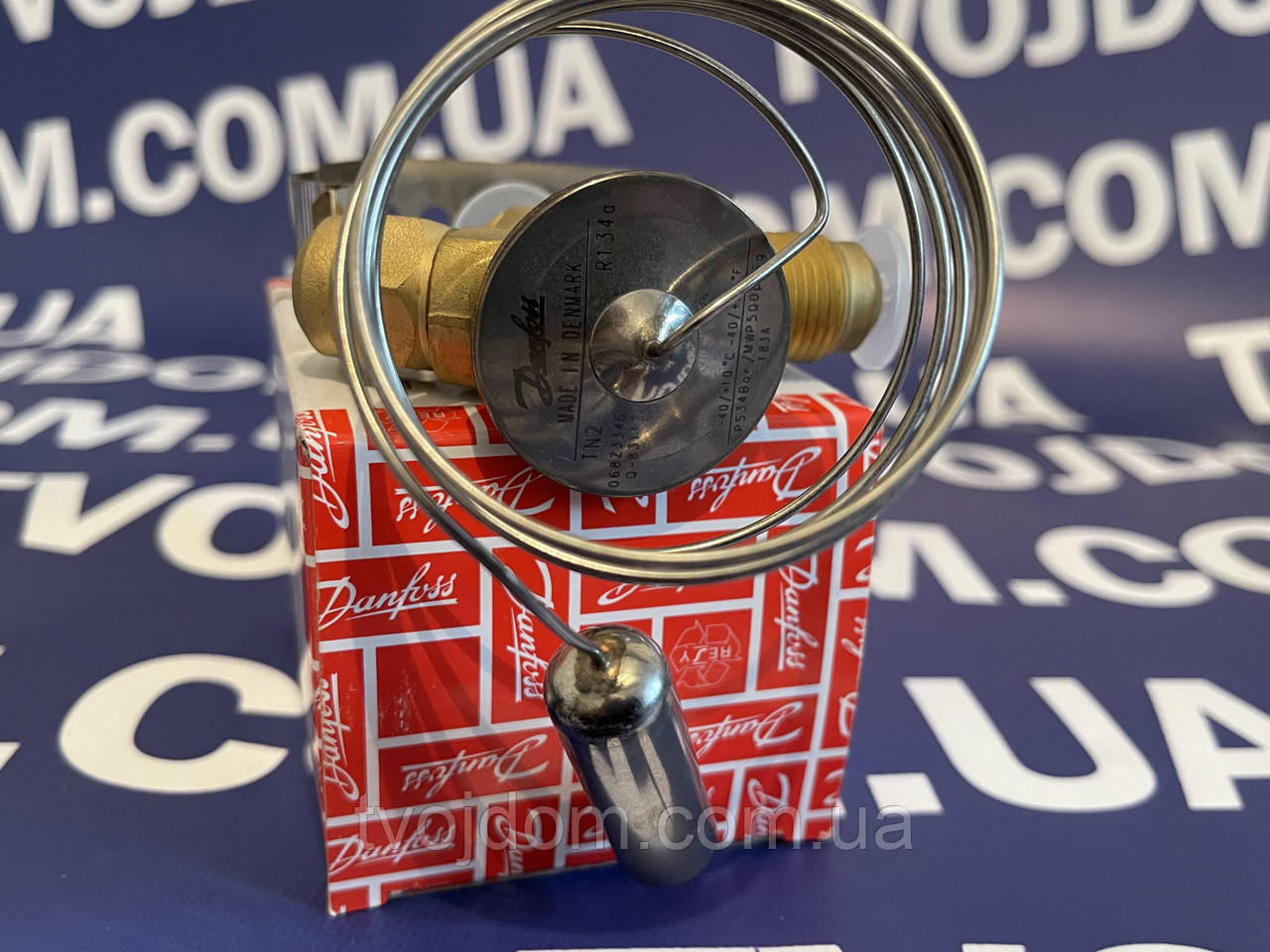 Терморегулюючий вентиль ТРВ Danfoss TN 2 (R-134) з внутрішнім вирівнюванням