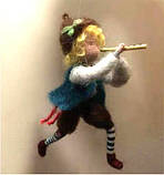 Набір для валяння з вовни Хлопчик з флейтою (брелок + інструменти), фото 4