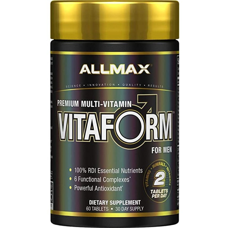 Комплекс вітамінів для чоловіків Allmax Nutrition VitaForm for Men 60 tabs