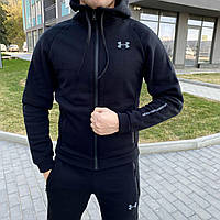 Зимний мужской спортивный костюм для спорта Темно-синий,Костюм для тренировок,Спортивный мужской теплый костюм