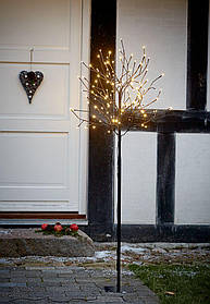 Новорічне дерево гірлянда 150 см з таймером (120 led лампочок) для вулиці, bobi
