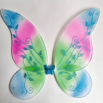 Карнавальні крила Феї Метелика зелені, 45х40 см, фото 1