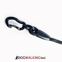 Повідець воділка для собак Dog Walking PRO 50 см 9 мм хакі, фото 3