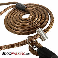 Повідець-контролер для вигулу та дресирування собак Dog Walking CONTROL LEASH 3 м 10 мм койот, фото 7
