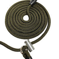 Повідець контролер для собак Dog Walking 3 м 9 мм хакі капроновий / Повідець контрольний для собаки, фото 5