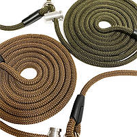 Повідець контролер для собак Dog Walking 3 м 9 мм хакі капроновий / Повідець контрольний для собаки, фото 8