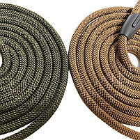 Повідець контролер для собак Dog Walking 3 м 9 мм хакі капроновий / Повідець контрольний для собаки, фото 10